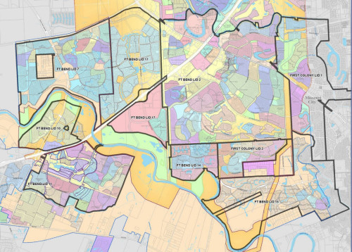 sugar land levee map